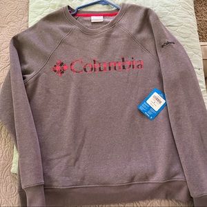 Women’s gray Columbia pullover new with tags- size medium- never been worn